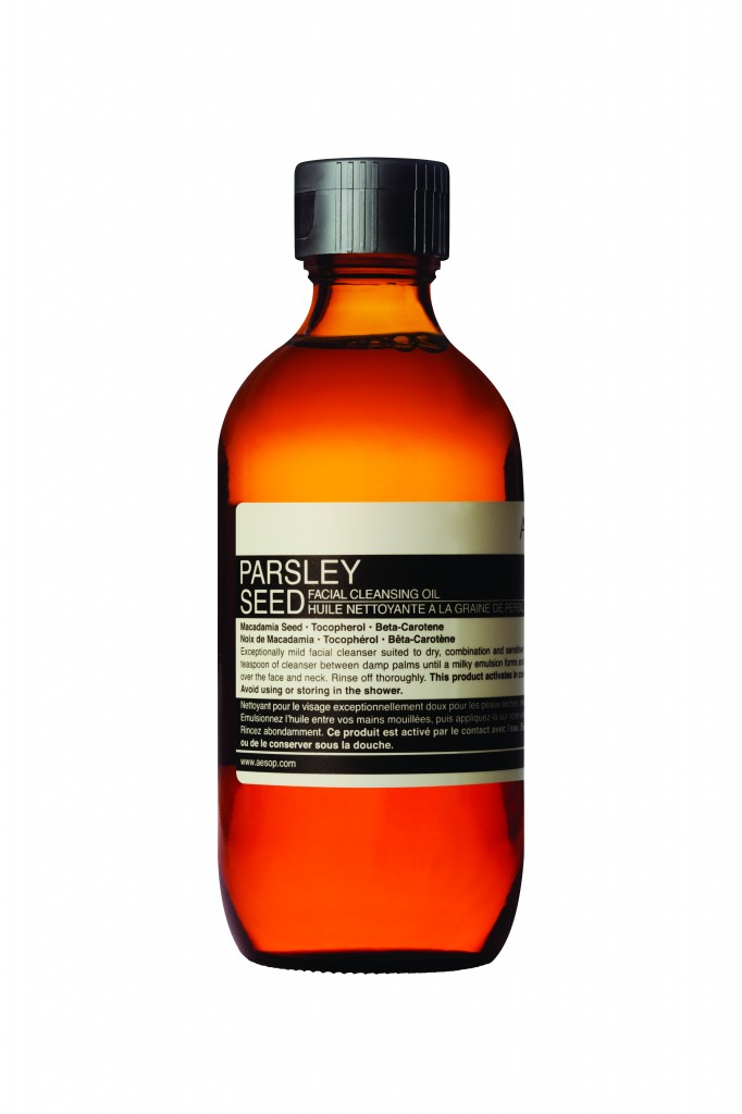 1.Aesop Parley Seed Facial Cleansing Oil